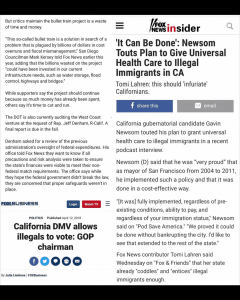 Read more about the article “It Can Be Done” Governor Gavin News Shares Plan to Give Universal Health Care to Illegal Immigrants in CA
