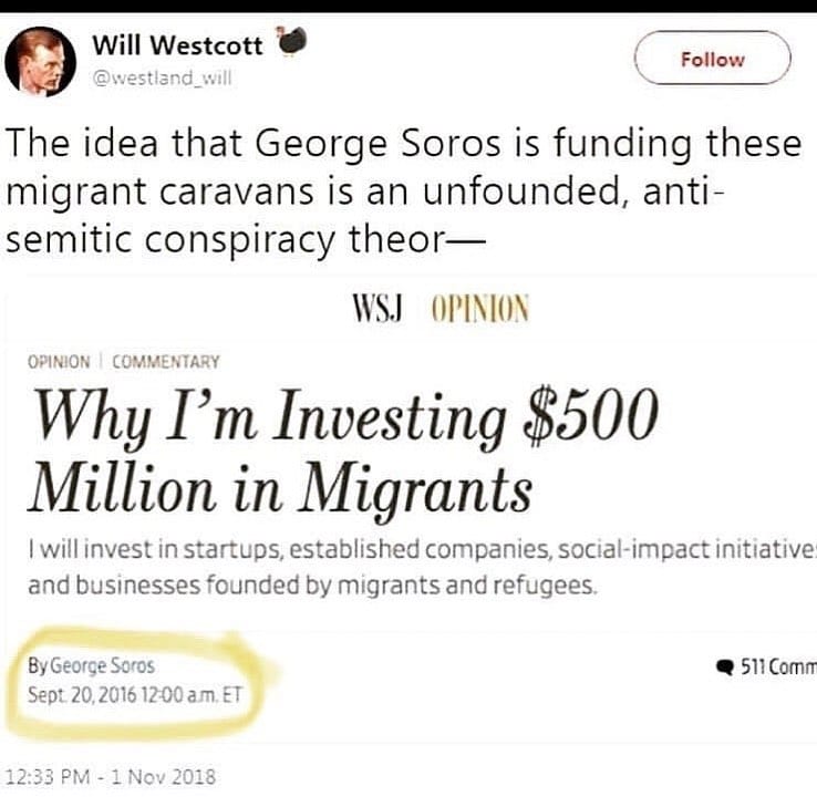 Read more about the article Why I’m Investing $500 Million in Migrants – George Soros