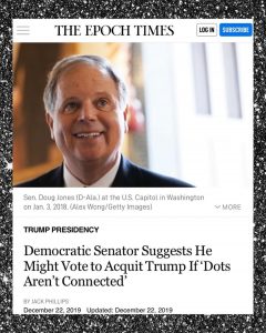 Read more about the article Democrat Senator Might Vote To Acquit Trump If “Dots Aren’t Connected”