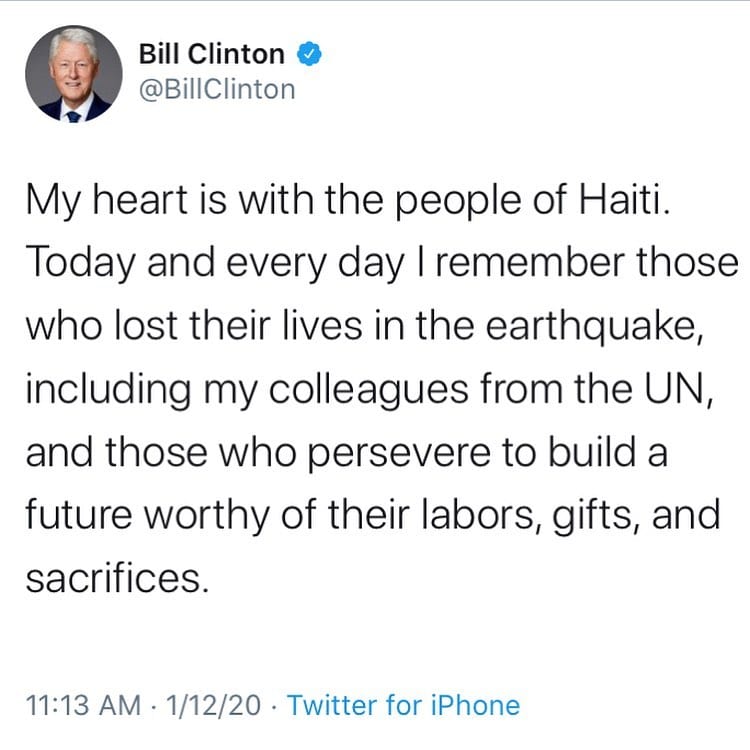 Read more about the article Years ago was the Haiti earthquake where numerous children were taken stolen kidnapped @HillaryClinton