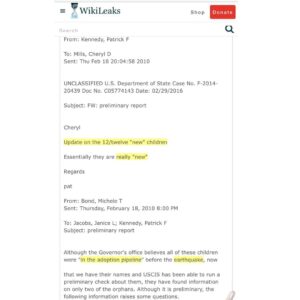 Read more about the article Hmm… this is a creepy email my friend came across from Wikileaks.
Note: it app…