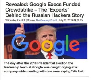 Read more about the article Now we know that @Google was behind the firm that claimed Russia hacked the DNC …