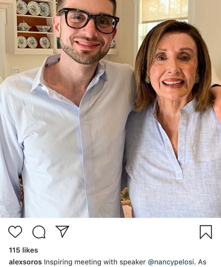 Read more about the article Ok let me get this straight. The son of George Soros @alexsoros is meeting with …