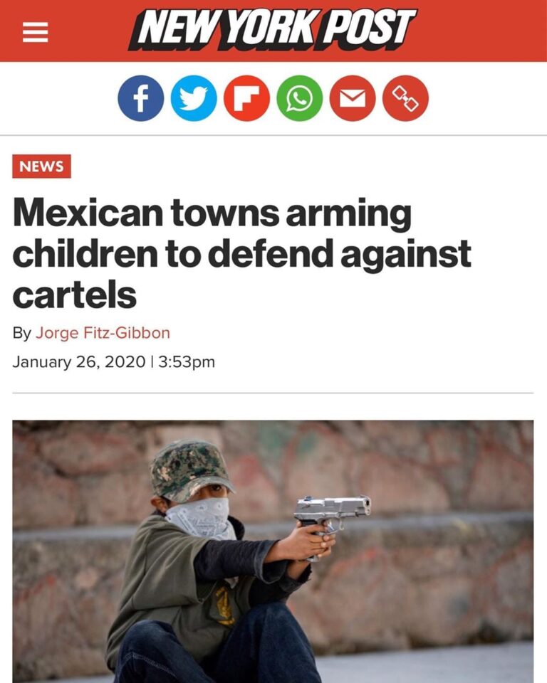 Read more about the article Mexican Towns Arming Children To Defend Against Cartels