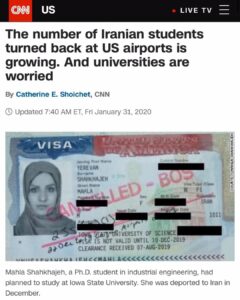 Read more about the article The Number Of Iranian Students Turned Back At US Airports Airports Is Growing. And Universities Are Worried