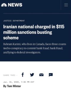 Read more about the article Iranian National Charged In $115 Million Sanctions Busting Scheme