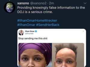Read more about the article Providing [KNOWINGLY] false information to the DOJ is a serious crime.

Omar cha…