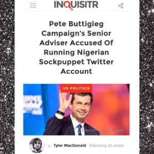 Read more about the article Pete Buttigieg Campaign’s Senior Adviser Accused Of Running Nigerian Sockpuppet Twitter Account