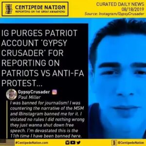 Read more about the article His new account is @gypsycrusader. We are STRONGER TOGETHER. Please give these p…