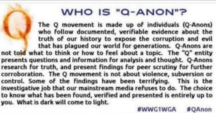 Read more about the article Who is Q-Anon?…