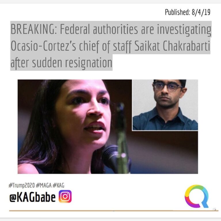 Read more about the article Feds probing AOC’s chief of staff Saikat Chakrabarti after sudden resignation.
_…