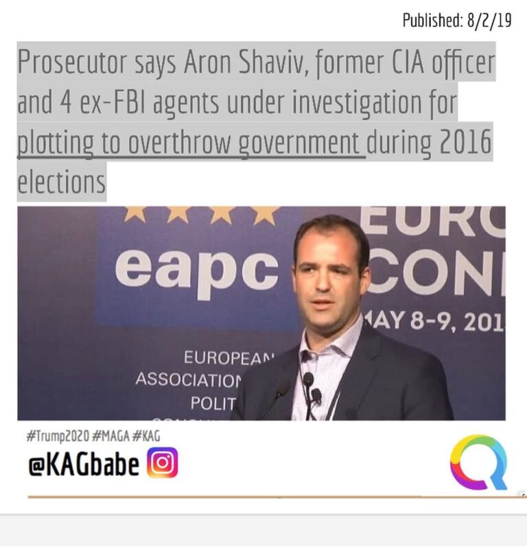 Read more about the article Prosecutor says Aron Shaviv, former CIA officer and 4 ex-FBI agents under invest…