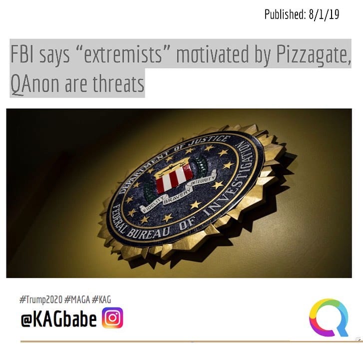 You are currently viewing I would love to know how and who Qanon is a threat to? @FBI this is a movement a…