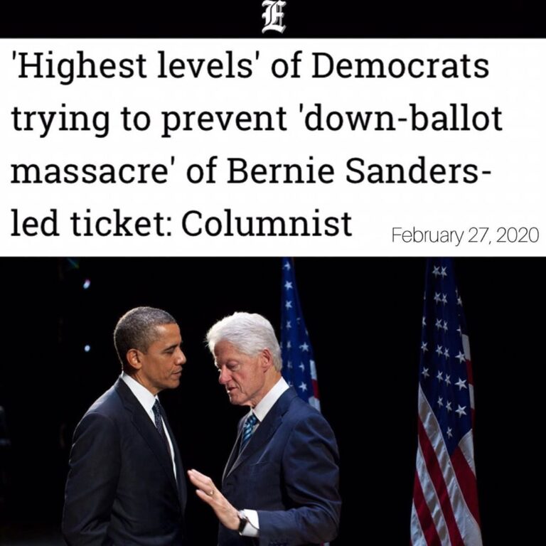 Read more about the article “Highest Levels” Of Democrats Trying To Prevent “Down-ballot Massacre” Of Bernie Sanders-Led Ticket: Columnist