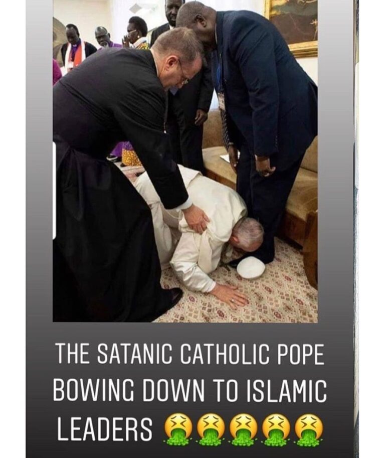 Read more about the article @franciscus #SATANIC #PEDOPHILE #CORRUPT…