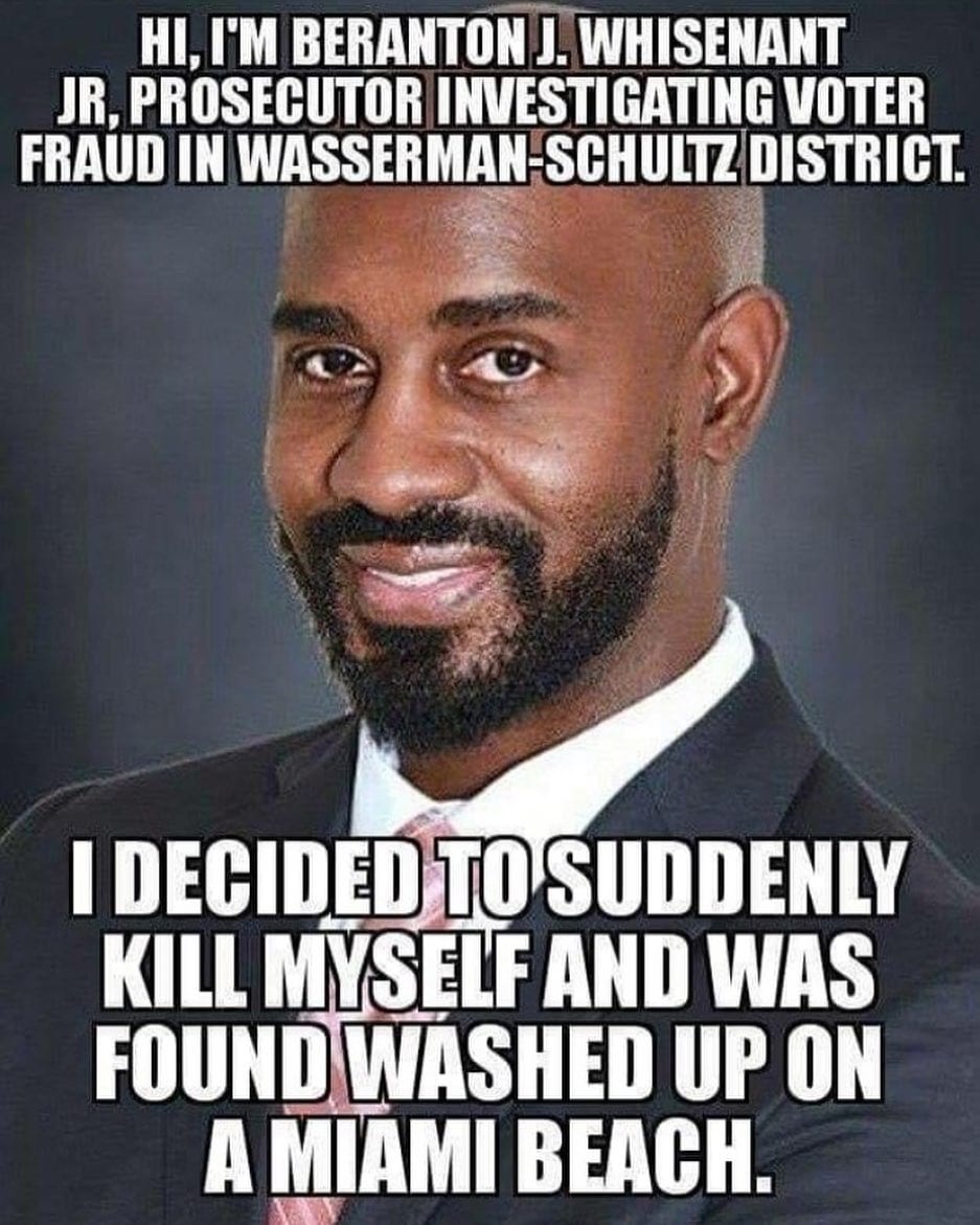 You are currently viewing This prosecutor was investigating voter fraud in Broward County…he washed up o…