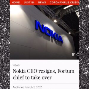 Read more about the article Nokia CEO Resigns, Fortum Chief To Take Over
