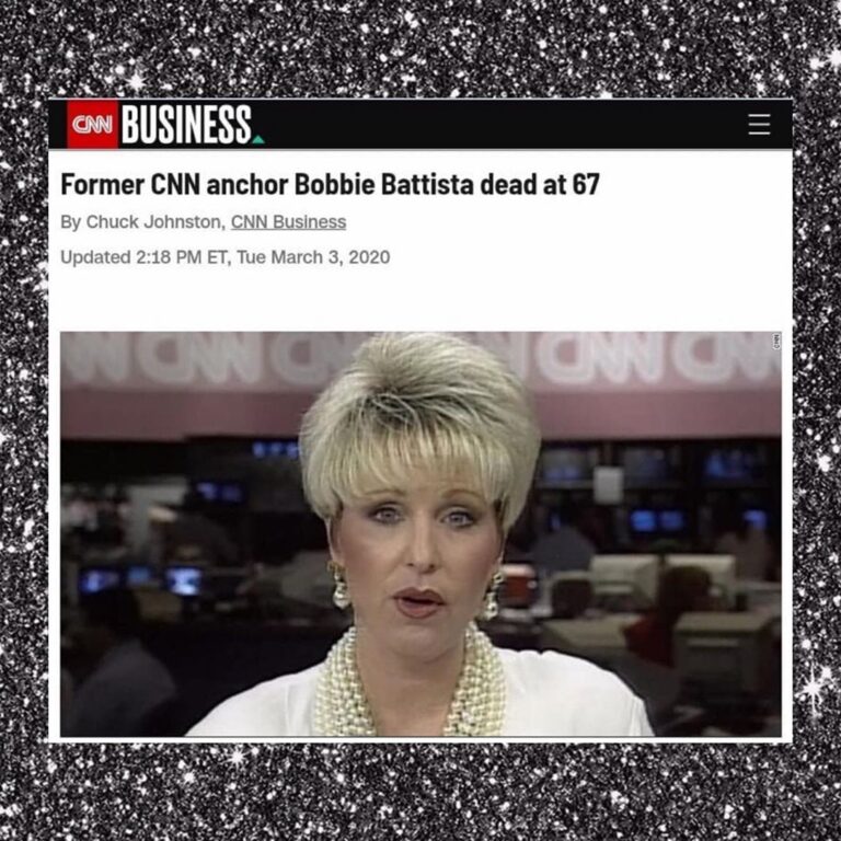 Read more about the article Former CNN Anchor Bobbie Batista Dead At 67