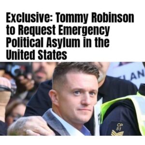 Read more about the article Tommy Robinson is set to ask President Donald Trump to give him emergency politi…