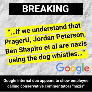 Read more about the article @Google caught red handed, they use their company to promote their agendas. They…