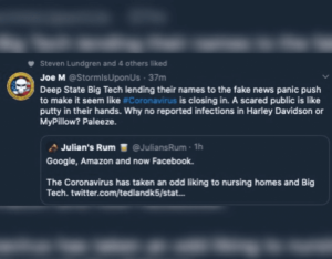 Read more about the article Deep State Big Tech Lending Their Names To The Fake News To Push Coronavirus Panic