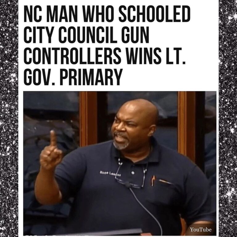 Read more about the article North Carolina Man Who Schooled City Council Gun Controllers Wins LT. Gov. Primary