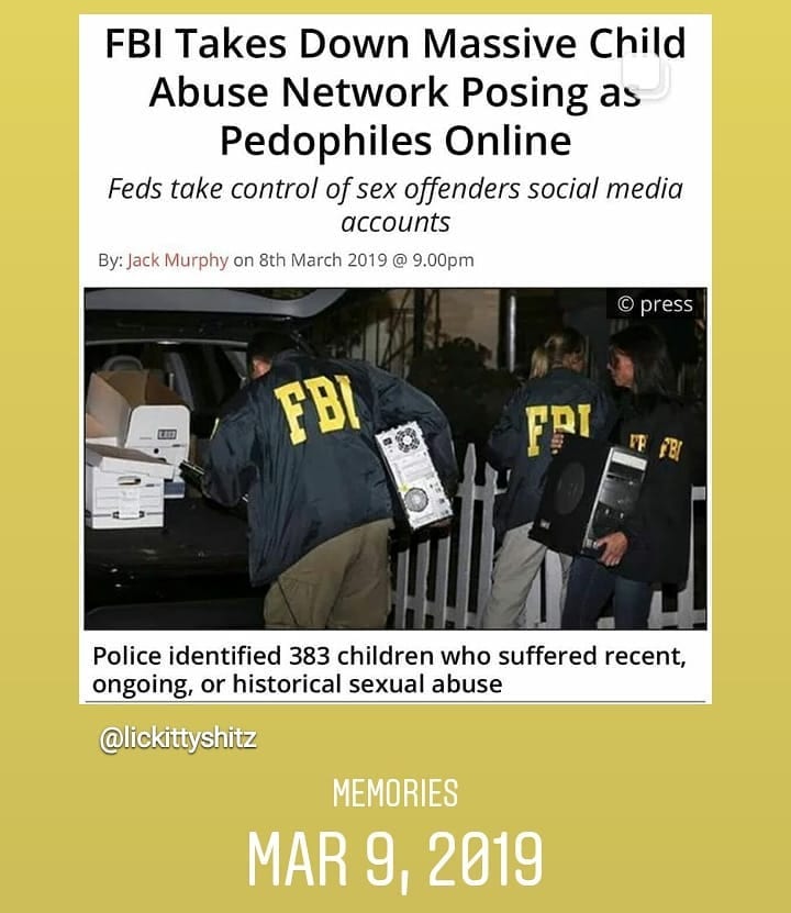 You are currently viewing FBI Takes Down Massive Child Abuse Network Posing As Pedophiles Online