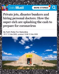 Read more about the article Private jets, disaster bunkers and hiring personal doctors: How the super-rich are splashing the cash to prepare for coronavirus