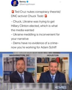 Read more about the article EAT CROW @chucktodd 
We have @sentedcruz spitting FACTS …