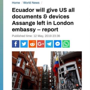 Read more about the article #MAGA #freejulianassange #julianassange #kag #trump2020 #draintheswamp…