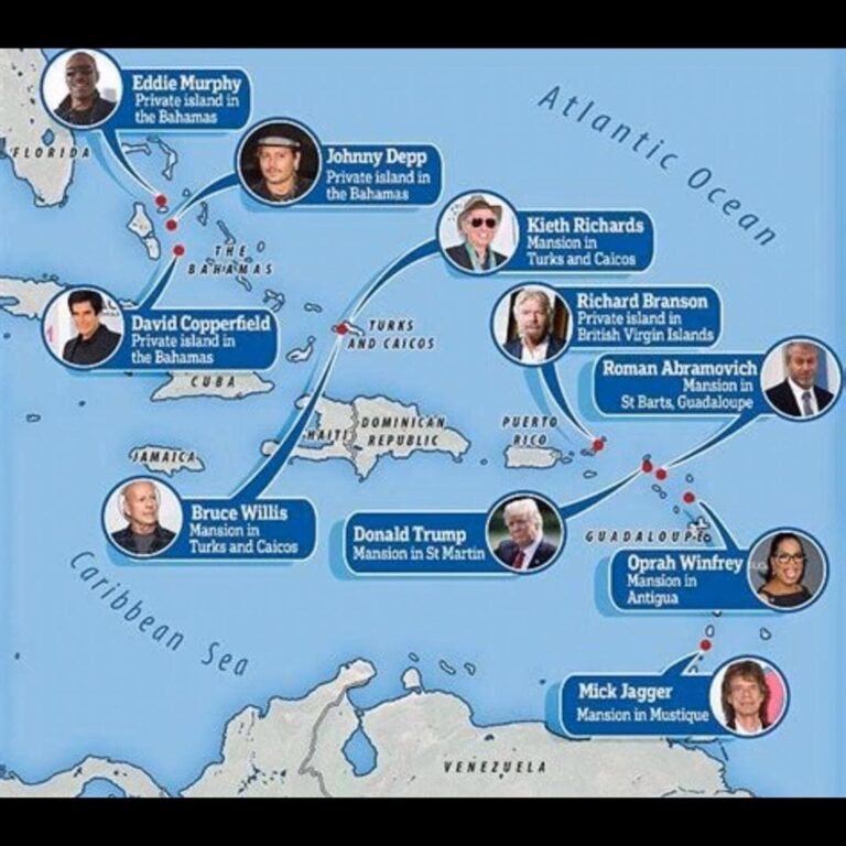 Read more about the article List Of Elites Private Islands In Bahamas: Oprah Winfrey, Eddie Murphy, Johnny Depp, Keith Richards, Richard Branson, Roman Abramovich, David Copperfield, Bruce Willis, Donald Trump, & Mick Jagger