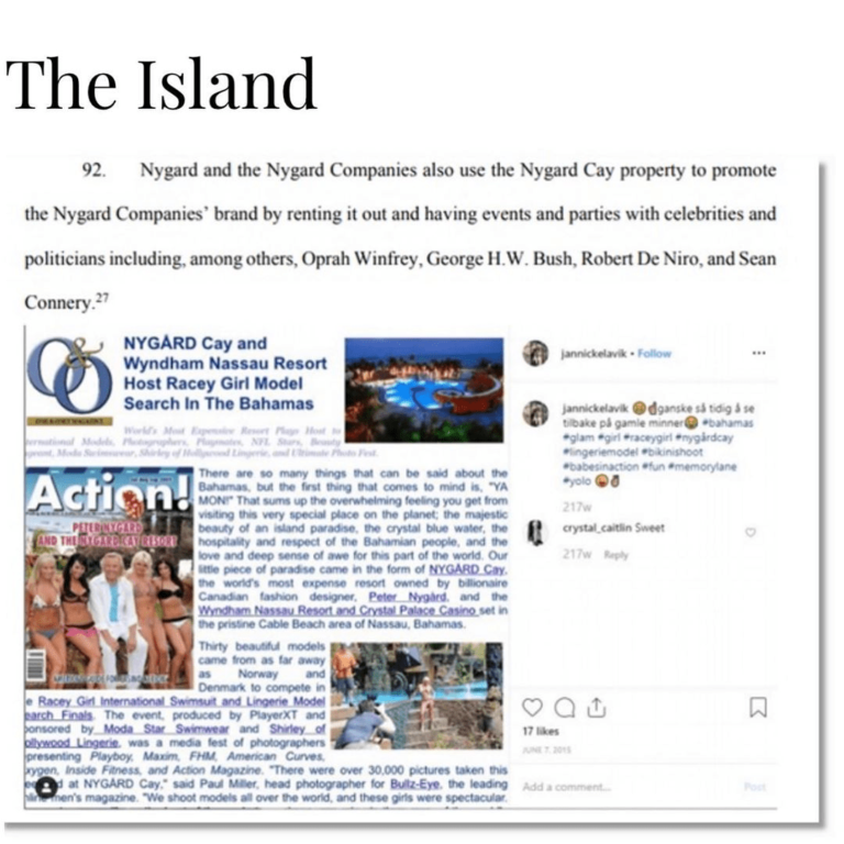 Read more about the article Peter Nygard, The Jeffrey Epstein Of Canada: Host Racey Girl Model Search In The Bahamas