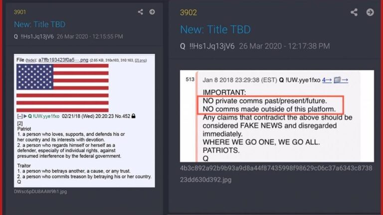 Read more about the article New Q
#TheGreatAwakening…