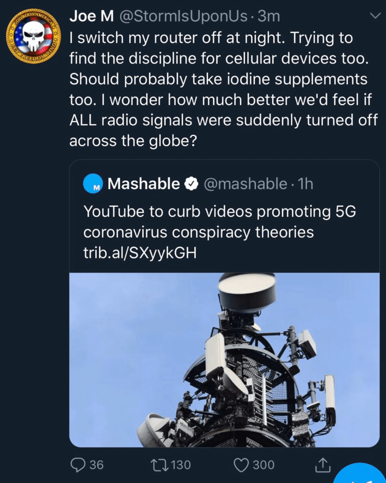 Read more about the article Is 5G Testing Causing Coronavirus? – I wonder how much better weld feel if ALL radio signals were suddenly turned off across the globe?