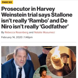 Read more about the article TMB Update: Coincidence De Niro and Stallone got called out in court yesterday by prosecutors in the Weinstein case, and the next day both names are dropped in the Nygard scoop?
I think not!
????????????????????
#thegreatawakening 2020-02-15 15:09:56