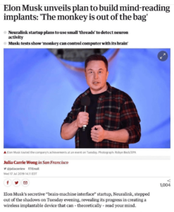 Read more about the article Elon Musk unveils plan to build mind-reading implants: 'The monkey is out of the bag'