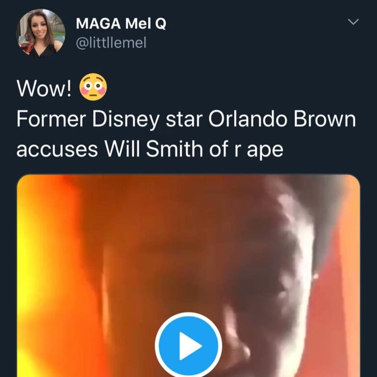 Read more about the article Former Disney Star Orlando Brown Accuses Will Smith Of Rape