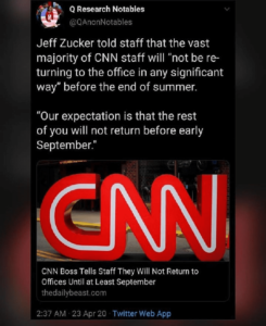 Read more about the article CNN’s Staff Will Not Be Returning To Work Until September