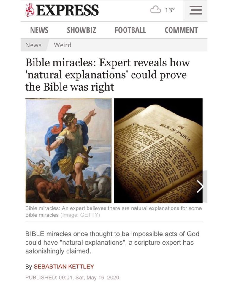Read more about the article Bible Miracles: Experts Reveal How ‘Natural Explanations’ Could Prove The Bible Right