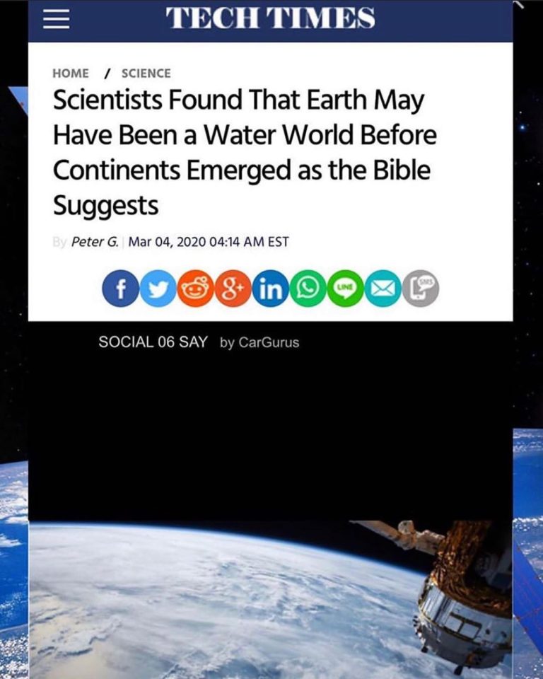 Read more about the article Scientists Found That Earth May Have Been a Water World Before Continents Emerged as the Bible Suggests