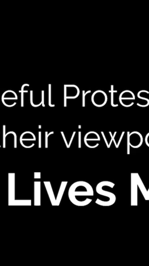 Read more about the article Went out with @jim.gutz to interview people involved in the Black Lives Matter M…