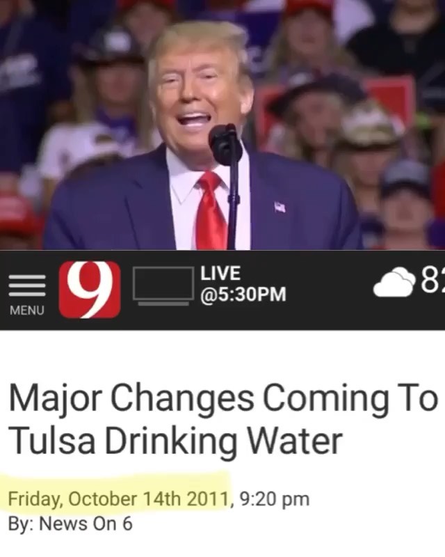 Read more about the article Major Changes Coming To Tulsa Drinking Water – Oct. 14th 2011

TULSA, Oklahoma -…