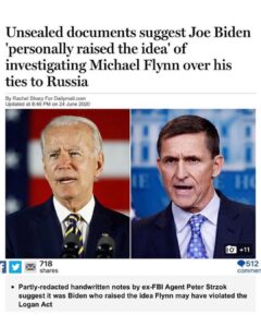 Read more about the article Unsealed documents suggest Joe Biden ‘personally raised the idea’ of investigati…