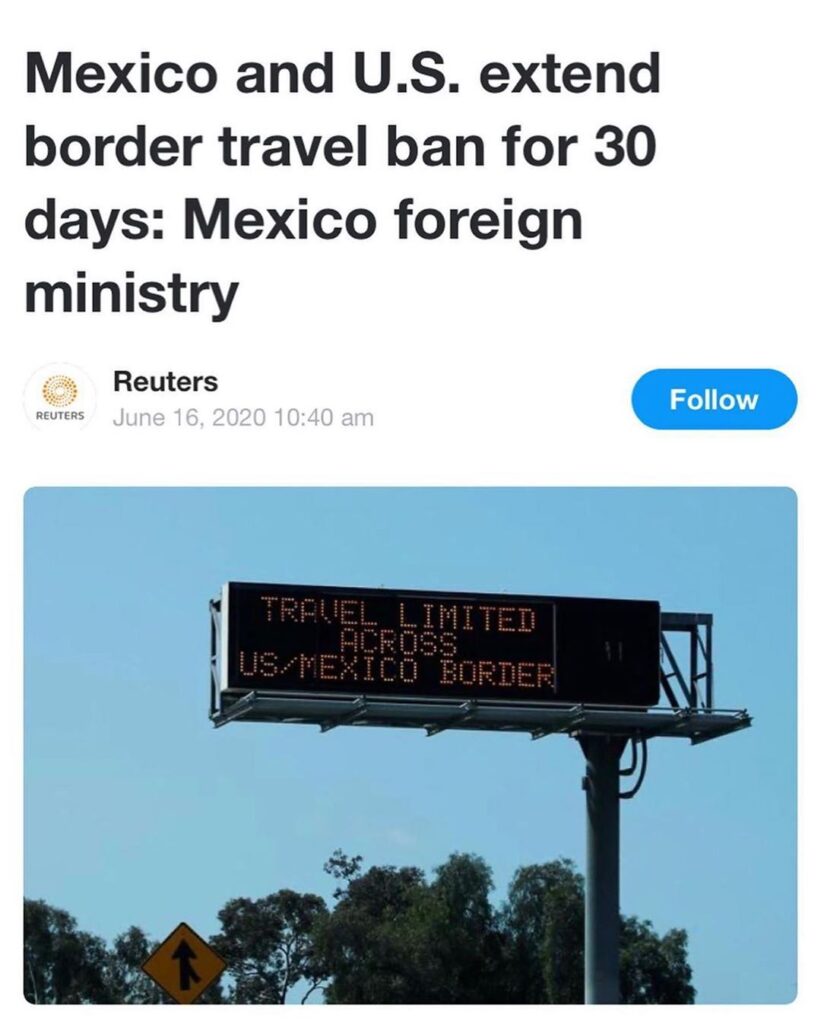 travel ban us to mexico