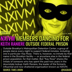 Read more about the article NXIVM girls dancing outside federal prison where Keith Raniere and Ghislaine Max…