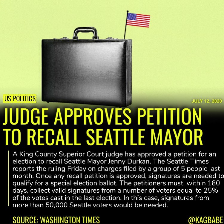 Read more about the article The Durkan petitioners’ recall effort accuses the mayor of “endanger(ing) the pe…