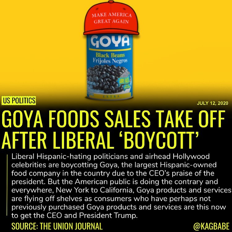 Read more about the article Goya Foods CEO Bob Unanue said on Friday he is not surrendering to a boycott ove…