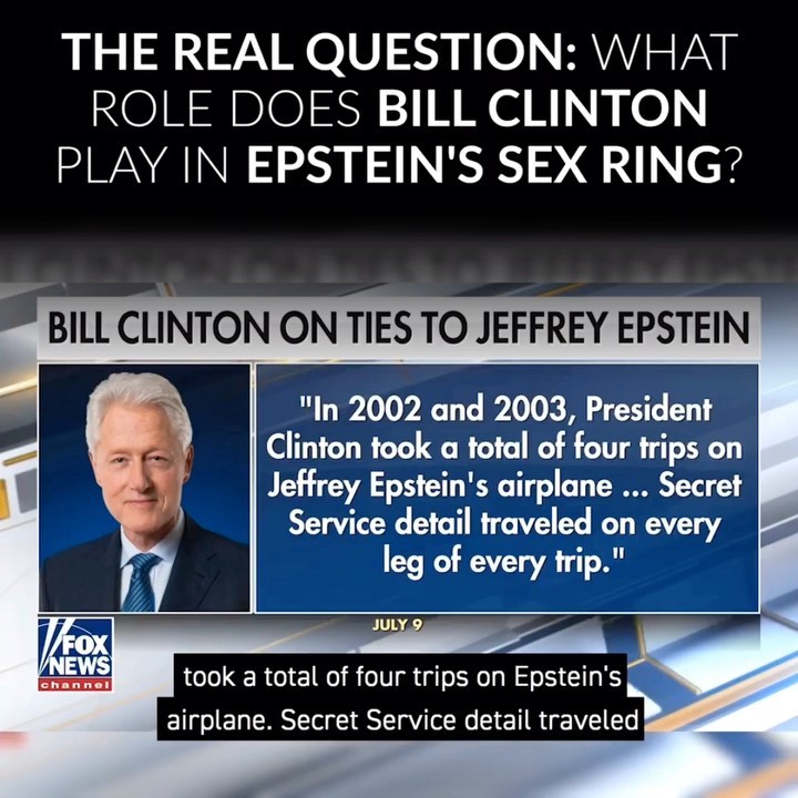 Read more about the article #BillClinton flew on the #LolitaExpress to #Epstein island but he did not have a…