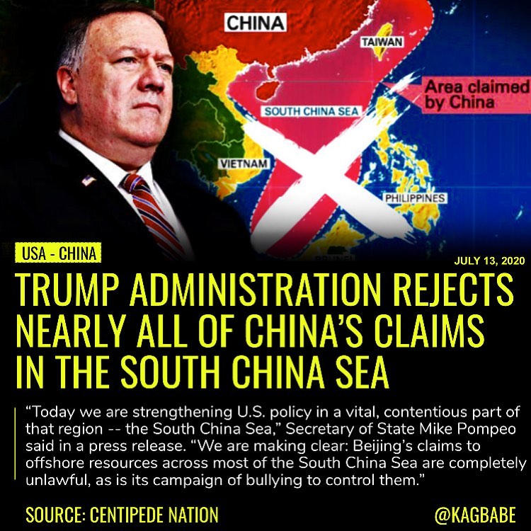 Read more about the article The Trump administration on Monday rejected nearly all of China’s claims in the …