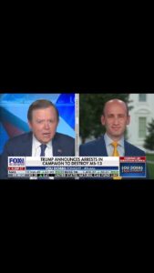 Read more about the article Law and Order President: Stephen Miller says there will be a major announcement …
